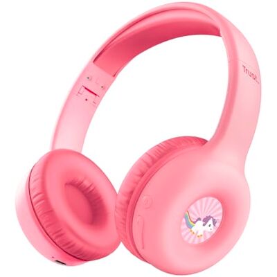 Trust Nouna Auriculares Inalambricos Bluetooth Niñas 4-10 Años, Rosa Trust Nouna Auriculares Inalambricos Bluetooth Niñas 4-10 Años, Rosa