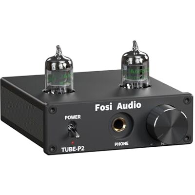 Fosi Audio P2 Amplificador de Auriculares de Tubo Preamplificador de Tubo de Vacío Mini Audio Estéreo de Alta Fidelidad con Protección de Salida de Bajo Ruido de Fondo para Auriculares Fosi Audio P2 Amplificador de Auriculares de Tubo Preamplificador de Tubo de Vacío Mini Audio Estéreo de Alta Fidelidad con Protección de Salida de Bajo Ruido de Fondo para Auriculares