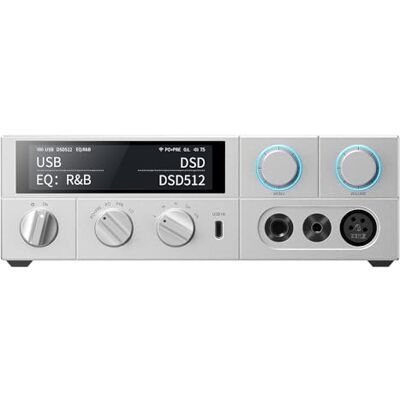 FiiO K15 DAC de escritorio y amplificador de auriculares (plateado) FiiO K15 DAC de escritorio y amplificador de auriculares (plateado)