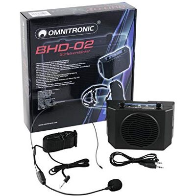 Omnitronic BHD-02 Amplificador de cintura Omnitronic BHD-02 Amplificador de cintura