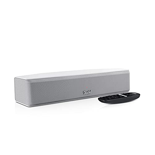 Teufel Cinebar One Barra de Sonido Negra Dynamore® Streaming de música Bluetooth HDMI (Blanco)