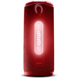 JBL Grip, Altavoz Bluetooth Compacto, Sonido Pro, AI Sound Boost, Resistencia al Agua IP68, luz Ambiental, autonomía de 14 h, conexión Multi-Altavoz Auracast, aplicación Portable, Rojo JBL Grip, Altavoz Bluetooth Compacto, Sonido Pro, AI Sound Boost, Resistencia al Agua IP68, luz Ambiental, autonomía de 14 h, conexión Multi-Altavoz Auracast, aplicación Portable, Rojo