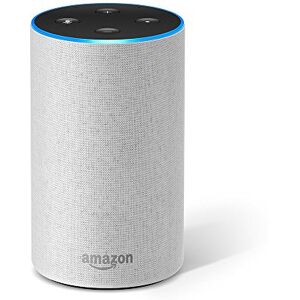 Amazon Echo (2.ª generación) Altavoz inteligente con Alexa, tela de color gris claro Amazon Echo (2.ª generación) Altavoz inteligente con Alexa, tela de color gris claro