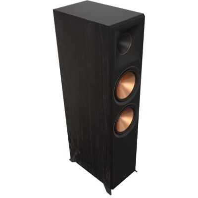Klipsch Reference Premiere RP-8000F II Altavoz de pie de ébano Audio doméstico de alta fidelidad con woofers de cerámica de 8 pulgadas y tecnología de bocina Tractrix Klipsch Reference Premiere RP-8000F II Altavoz de pie de ébano Audio doméstico de alta fidelidad con woofers de cerámica de 8 pulgadas y tecnología de bocina Tractrix