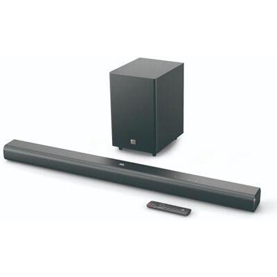 JBL Cinema SB 550 Barra de Sonido de 3.1 canales con subwoofer de 130 cm incorporado para graves profundos y 250 vatios de potente Dolby Audio para una experiencia auditiva de calidad, negro JBL Cinema SB 550 Barra de Sonido de 3.1 canales con subwoofer de 130 cm incorporado para graves profundos y 250 vatios de potente Dolby Audio para una experiencia auditiva de calidad, negro