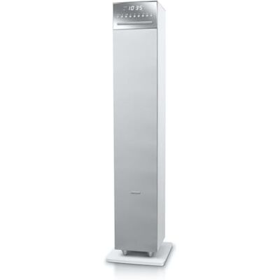 Muse M-1350 BTC Sistema de Altavoz Torre 2.1 (120 W, Bluetooth, NFC, USB, Piso), Color Blanco Muse M-1350 BTC Sistema de Altavoz Torre 2.1 (120 W, Bluetooth, NFC, USB, Piso), Color Blanco