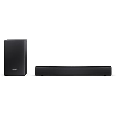 Sharp Barra de Sonido para TV HT-SBW121 Roku TV Ready 240W Subwoofer Inalámbrico Bluetooth 5.3 HDMI ARC USB Óptica AUX 2.1 Negra Sharp Barra de Sonido para TV HT-SBW121 Roku TV Ready 240W Subwoofer Inalámbrico Bluetooth 5.3 HDMI ARC USB Óptica AUX 2.1 Negra
