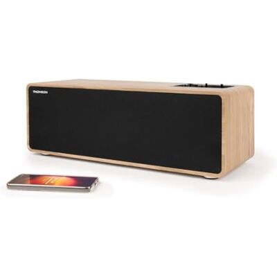 Thomson Altoparlante Bluetooth Legno e nero Thomson Altoparlante Bluetooth Legno e nero