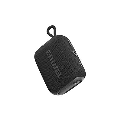 Aiwa BS-210BK Altavoz Portátil Bluetooth TWS, Color Negro, 5W RMS, IPX7 Resistente al Agua, Micrófono Integrado, USB-C Aiwa BS-210BK Altavoz Portátil Bluetooth TWS, Color Negro, 5W RMS, IPX7 Resistente al Agua, Micrófono Integrado, USB-C