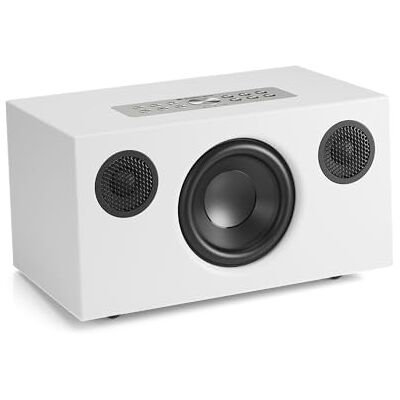 Audio Pro C5 MkII W Altavoz inalámbrico multihabitación de 40 W, amplificador clase D, AirPlay 2, Google Cast, Spotify Connect, Bluetooth 4.2, salida de subwoofer (blanco) Audio Pro C5 MkII W Altavoz inalámbrico multihabitación de 40 W, amplificador clase D, AirPlay 2, Google Cast, Spotify Connect, Bluetooth 4.2, salida de subwoofer (blanco)