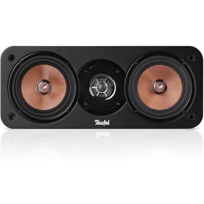 Teufel Ultima Center Altavoz Central HiFi Home Cinema, diseño Moderno y Atemporal Negro Teufel Ultima Center Altavoz Central HiFi Home Cinema, diseño Moderno y Atemporal Negro