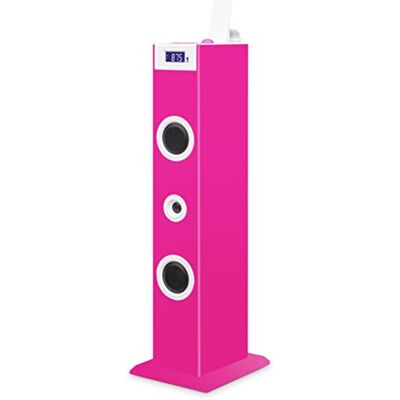 Bigben Interactive Torre 20W Rosa Sistema de Audio para el hogar Microcadena (Home Audio Tower System, Rosa, Monótono, 20 W, Altavoz de subgraves (subwoofer) Activo, FM) Bigben Interactive Torre 20W Rosa Sistema de Audio para el hogar Microcadena (Home Audio Tower System, Rosa, Monótono, 20 W, Altavoz de subgraves (subwoofer) Activo, FM)
