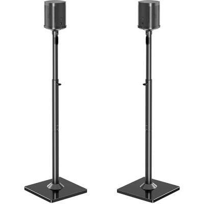 ELIVED Soporte de Altavoz para Era 100, Sonos One, One SL Play: 1, Altura Ajustable de 86,8 a 110,3 cm, Soporte de Altavoz, 1 par, EV5024 ELIVED Soporte de Altavoz para Era 100, Sonos One, One SL Play: 1, Altura Ajustable de 86,8 a 110,3 cm, Soporte de Altavoz, 1 par, EV5024
