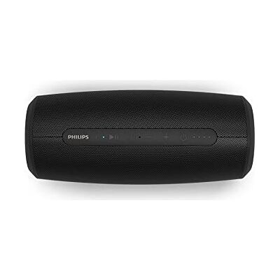 Philips S6305/00 Altavoz Bluetooth, Altavoz Inalámbrico con función de batería Externa (Bluetooth 5.0, Impermeable, 20 Horas de autonomía,USB, Luces LED Multicolor) Color Negro, Modelo de 2020/202 Philips S6305/00 Altavoz Bluetooth, Altavoz Inalámbrico con función de batería Externa (Bluetooth 5.0, Impermeable, 20 Horas de autonomía,USB, Luces LED Multicolor) Color Negro, Modelo de 2020/202