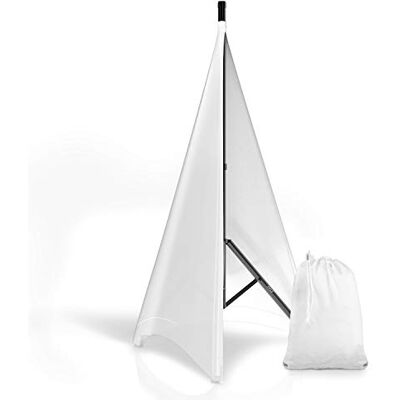 Pyle pscrim2 W Universal Falda de Tul de luz trípode Soporte Trim DJ Altavoz – Blanco Pyle pscrim2 W Universal Falda de Tul de luz trípode Soporte Trim DJ Altavoz – Blanco