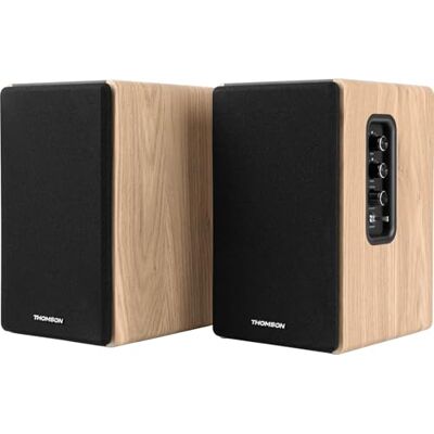 Thomson Juego de Dos Altavoces (WS902DUO) 150 vatios Bluetooth 5.3 Thomson Juego de Dos Altavoces (WS902DUO) 150 vatios Bluetooth 5.3