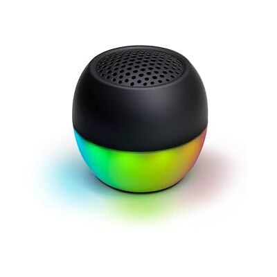Boompods Soundflare Tide Altavoz Bluetooth inalámbrico Mini altavoz portátil con efecto luminoso LED, impermeable IPX6 y 5 horas de autonomía, control de fotos, altavoces para ducha y piscina, color Boompods Soundflare Tide Altavoz Bluetooth inalámbrico Mini altavoz portátil con efecto luminoso LED, impermeable IPX6 y 5 horas de autonomía, control de fotos, altavoces para ducha y piscina, color