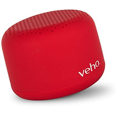 Veho Altavoz inalámbrico Bluetooth M3 Portátil Bluetooth V5.0 Altavoz de Viaje Conectividad con Cable de 3.5 mm Rojo () Veho Altavoz inalámbrico Bluetooth M3 Portátil Bluetooth V5.0 Altavoz de Viaje Conectividad con Cable de 3.5 mm Rojo ()