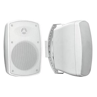 Omnitronic OD-5 Altavoz de Pared (8 ohmios, 2 Unidades), Color Blanco Omnitronic OD-5 Altavoz de Pared (8 ohmios, 2 Unidades), Color Blanco