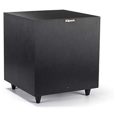 Klipsch Altavoz envolvente de subwoofer, 150 vatios de potencia máxima, Reference R-8SW, (vinilo negro cepillado, 8 pulgadas) Klipsch Altavoz envolvente de subwoofer, 150 vatios de potencia máxima, Reference R-8SW, (vinilo negro cepillado, 8 pulgadas)