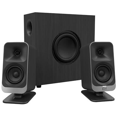 Klipsch ProMedia Lumina 2.1 Altavoz de Escritorio Sonido Americano Legendario, USB-C, Bluetooth 5.3, iluminación Individual, subwoofer Compacto, Negro Klipsch ProMedia Lumina 2.1 Altavoz de Escritorio Sonido Americano Legendario, USB-C, Bluetooth 5.3, iluminación Individual, subwoofer Compacto, Negro