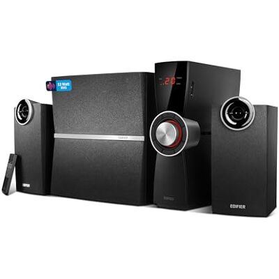 Edifier C2XD – Sistema de Altavoces 2.1 (53 Vatios) con Mando a Distancia y Entrada Digital Edifier C2XD – Sistema de Altavoces 2.1 (53 Vatios) con Mando a Distancia y Entrada Digital