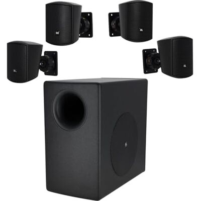 JBL C50PACK 4 satélites CONTROL52 y 1 subwoofer CONTROL50ST 160W Altavoz de pared JBL C50PACK 4 satélites CONTROL52 y 1 subwoofer CONTROL50ST 160W Altavoz de pared