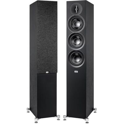 ELAC Altavoz Columna: Ideal para transmitir música a través de su Sistema estéreo, también en el Marco de un Sistema Envolvente 5.1, Sonido Legendario, diseño Elegante Altavoz pasivo ELAC Altavoz Columna: Ideal para transmitir música a través de su Sistema estéreo, también en el Marco de un Sistema Envolvente 5.1, Sonido Legendario, diseño Elegante Altavoz pasivo