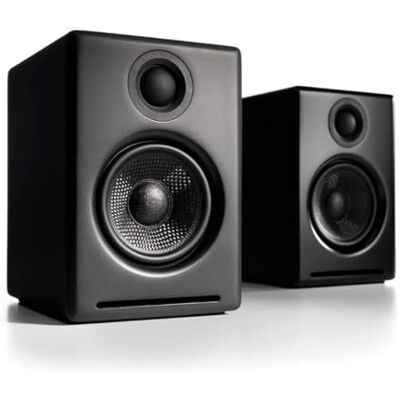 Audioengine Altavoces de Escritorio inalámbricos Bluetooth Plus Altavoces de computadora de 60 W para música y Juegos Audioengine Altavoces de Escritorio inalámbricos Bluetooth Plus Altavoces de computadora de 60 W para música y Juegos