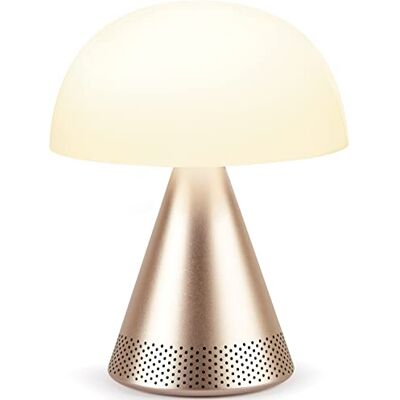 Lexon Mina Lámpara LED de audio portátil grande (17 cm), color blanco frío o cálido Lexon Mina Lámpara LED de audio portátil grande (17 cm), color blanco frío o cálido