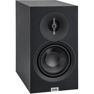 ELAC Debut 3.0 Altavoces para estantería, Color Negro Ceniza (par) Altavoz de Agudos de cúpula de Aluminio de 1 Pulgada y woofer de Fibra de aramida de 5.25 Pulgadas, Reflejo de Graves de ELAC Debut 3.0 Altavoces para estantería, Color Negro Ceniza (par) Altavoz de Agudos de cúpula de Aluminio de 1 Pulgada y woofer de Fibra de aramida de 5.25 Pulgadas, Reflejo de Graves de