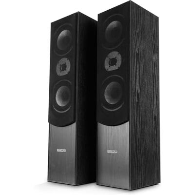 Bennett & Ross Radiant HiFi Altavoces de Suelo Pareja Negro 2X 180W RMS Bennett & Ross Radiant HiFi Altavoces de Suelo Pareja Negro 2X 180W RMS