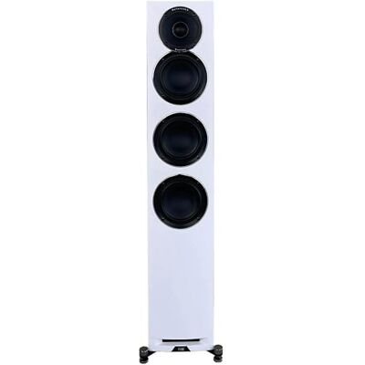 ELAC Uni-Fi Altavoz de torre de referencia (cada uno), color blanco y roble ELAC Uni-Fi Altavoz de torre de referencia (cada uno), color blanco y roble