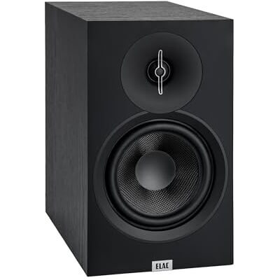 ELAC Debut 3.0 Altavoces para estantería, Color Ceniza Negra (par), Tweeter de cúpula de Aluminio de 1 Pulgada y woofer de Fibra de aramida de 6.5 Pulgadas, Reflejo de Graves de 2 vías, ELAC Debut 3.0 Altavoces para estantería, Color Ceniza Negra (par), Tweeter de cúpula de Aluminio de 1 Pulgada y woofer de Fibra de aramida de 6.5 Pulgadas, Reflejo de Graves de 2 vías,