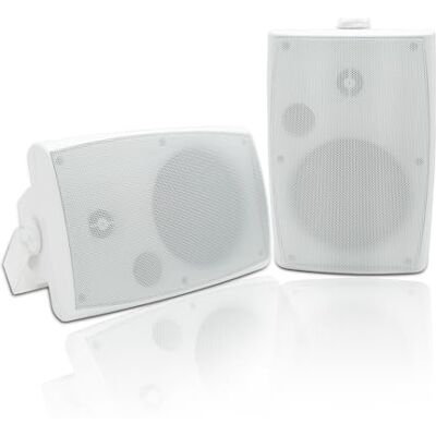Herdio 400W 6.5 Pulgadas de Altavoces Exteriores Passivo, Altavoz de Pared de con potentes para Patio en el Patio Trasero de la Cubierta Junto a la Piscina en casa (Pareja, Blanco) Herdio 400W 6.5 Pulgadas de Altavoces Exteriores Passivo, Altavoz de Pared de con potentes para Patio en el Patio Trasero de la Cubierta Junto a la Piscina en casa (Pareja, Blanco)