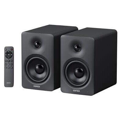 Edifier M90 Altavoces de Estantería con 100W RMS & Hi-Res LDAC,Negro Edifier M90 Altavoces de Estantería con 100W RMS & Hi-Res LDAC,Negro