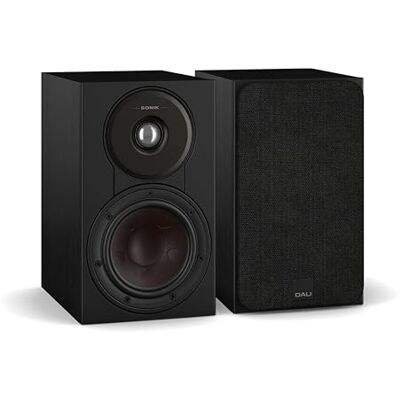 Dali SONIK 1 – Altavoz ultracompacto para estantería de 2 vías (par) con cúpula de 29 mm de tela, membrana Clarity Cone™ de fibra de madera de 5¼″ y tecnología SMC™ – Black Ash Dali SONIK 1 – Altavoz ultracompacto para estantería de 2 vías (par) con cúpula de 29 mm de tela, membrana Clarity Cone™ de fibra de madera de 5¼″ y tecnología SMC™ – Black Ash