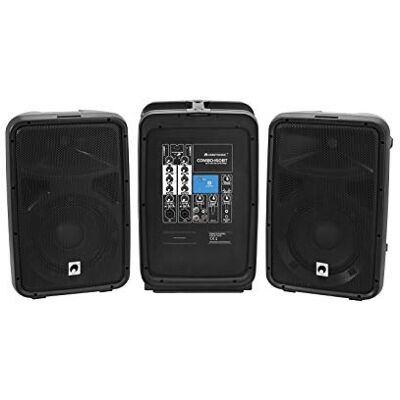 Omnitronic COMBO-160BT Sistema PA Activo/Sistema de Sonido portátil (160 W, con Bluetooth) Omnitronic COMBO-160BT Sistema PA Activo/Sistema de Sonido portátil (160 W, con Bluetooth)