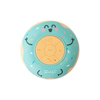 WONDEE Altavoz de Ducha con Bluetooth inalámbrico Impermeable y en Forma de Donut con 3-4 Horas de autonomía y Ventosa para adherirse. Color Verde WONDEE Altavoz de Ducha con Bluetooth inalámbrico Impermeable y en Forma de Donut con 3-4 Horas de autonomía y Ventosa para adherirse. Color Verde