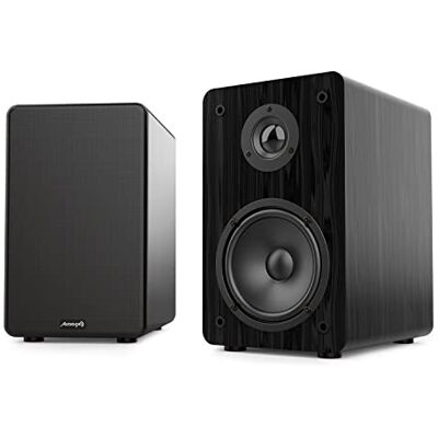 Audibax Signature S1E Altavoces HiFi de Estantería Potencia de 100W Altavoces de 2 Vías Bass Reflex Tweeter de 2 Pulgadas y Woofer de 5 Pulgadas Pareja de Altavoces con Sonido Envolvente Audibax Signature S1E Altavoces HiFi de Estantería Potencia de 100W Altavoces de 2 Vías Bass Reflex Tweeter de 2 Pulgadas y Woofer de 5 Pulgadas Pareja de Altavoces con Sonido Envolvente