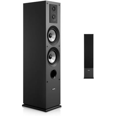 VEVOR Altavoz de Suelo de 3 Vías, con Tweeter de 1,91/2,54 cm, Dos Woofers de 13,34 cm, Potencia Máxima de 145 W, Respuesta de Frecuencia de 70 Hz a 20 kHz, Carcasa de MDF, para Audio Doméstico VEVOR Altavoz de Suelo de 3 Vías, con Tweeter de 1,91/2,54 cm, Dos Woofers de 13,34 cm, Potencia Máxima de 145 W, Respuesta de Frecuencia de 70 Hz a 20 kHz, Carcasa de MDF, para Audio Doméstico