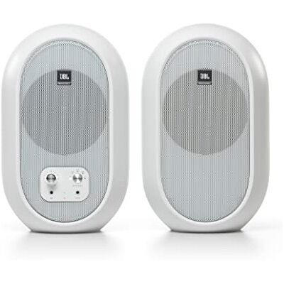 JBL 104-BT Professional 1 Series con Bluetooth, Monitores de referencia de escritorio compactos, blanco, vendidos como pares, (104-BT-WH) JBL 104-BT Professional 1 Series con Bluetooth, Monitores de referencia de escritorio compactos, blanco, vendidos como pares, (104-BT-WH)