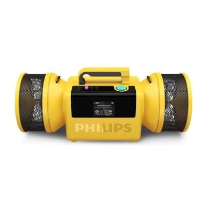 Philips The Tube Altavoz inalámbrico TAMS80Y 280W máximo, Bluetooth 6.0, IP67 Impermeable, batería de 24 Horas, Sonido estéreo, Auracast, USB-C, Luces LED, Amarillo Philips The Tube Altavoz inalámbrico TAMS80Y 280W máximo, Bluetooth 6.0, IP67 Impermeable, batería de 24 Horas, Sonido estéreo, Auracast, USB-C, Luces LED, Amarillo