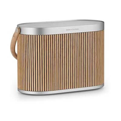 Bang & Olufsen Beosound A5 – Altavoz Bluetooth portátil Modular, Altavoz inalámbrico Potente para casa y Exterior, batería de Larga duración y Base de Carga inalámbrica integrada Oak Bang & Olufsen Beosound A5 – Altavoz Bluetooth portátil Modular, Altavoz inalámbrico Potente para casa y Exterior, batería de Larga duración y Base de Carga inalámbrica integrada Oak