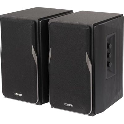Edifier R1380T Altavoces Estudio Biblioteca Activos, Mando a Distancia IR, entradas RCA, Tomas ópticas y coaxiales, Amplificador Integrado, 42 W, Negro Edifier R1380T Altavoces Estudio Biblioteca Activos, Mando a Distancia IR, entradas RCA, Tomas ópticas y coaxiales, Amplificador Integrado, 42 W, Negro