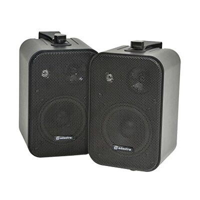 Adastra b30 V-b Potente Altavoz 3 Vías con soportes de montaje – (2 unidades), color negro Adastra b30 V-b Potente Altavoz 3 Vías con soportes de montaje – (2 unidades), color negro