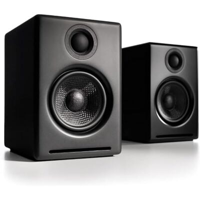 Audioengine Altavoces de Escritorio inalámbricos Bluetooth Plus Altavoces de computadora de 60 W para música y Juegos Audioengine Altavoces de Escritorio inalámbricos Bluetooth Plus Altavoces de computadora de 60 W para música y Juegos