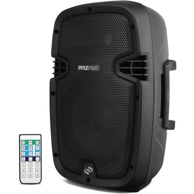 Pyle Sistema de Altavoces, Bluetooth, Portatil, Activo, Subwoofer de 8”, Monitor de Altavoz de Escenario, micrófono, portatil, Amplificador Estereo, USB para Amplificador de MP3, Color Negro Pyle Sistema de Altavoces, Bluetooth, Portatil, Activo, Subwoofer de 8”, Monitor de Altavoz de Escenario, micrófono, portatil, Amplificador Estereo, USB para Amplificador de MP3, Color Negro