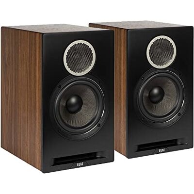 ELAC Debut Reference B6 Altavoz de estantería, par Negro/Madera ELAC Debut Reference B6 Altavoz de estantería, par Negro/Madera