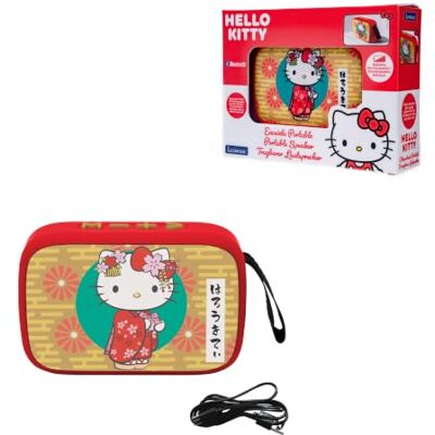 LEXIBOOK , Hello Kitty, Altavoz Bluetooth, Tela, Amarillo, Altavoz Bluetooth portátil con acabado de tela, USB-C, SD/TF, Aux-In y batería recargable para música en cualquier lugar. LEXIBOOK , Hello Kitty, Altavoz Bluetooth, Tela, Amarillo, Altavoz Bluetooth portátil con acabado de tela, USB-C, SD/TF, Aux-In y batería recargable para música en cualquier lugar.